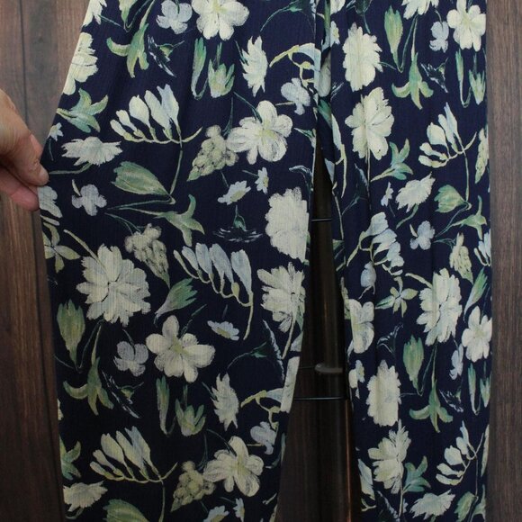 Vintage 1980s 1990s Pants and Top, Clio Two Piece Hawaiian Floral Print Set - Picture 3 of 10